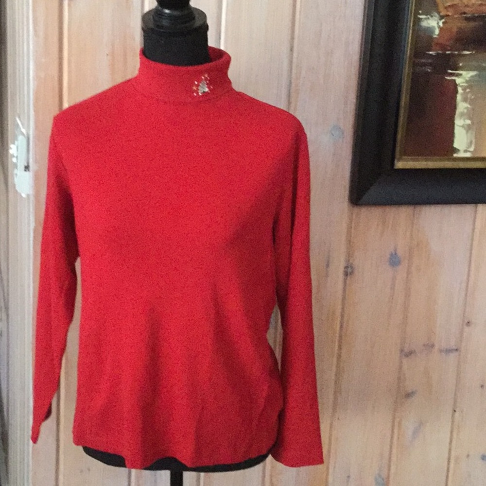 Holiday Christmas Tree Turtleneck